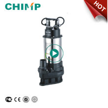 CHIMP V1100Q 1.5HP / 1.1KW classique modèle automatique en acier inoxydable eaux usées submersible pompe